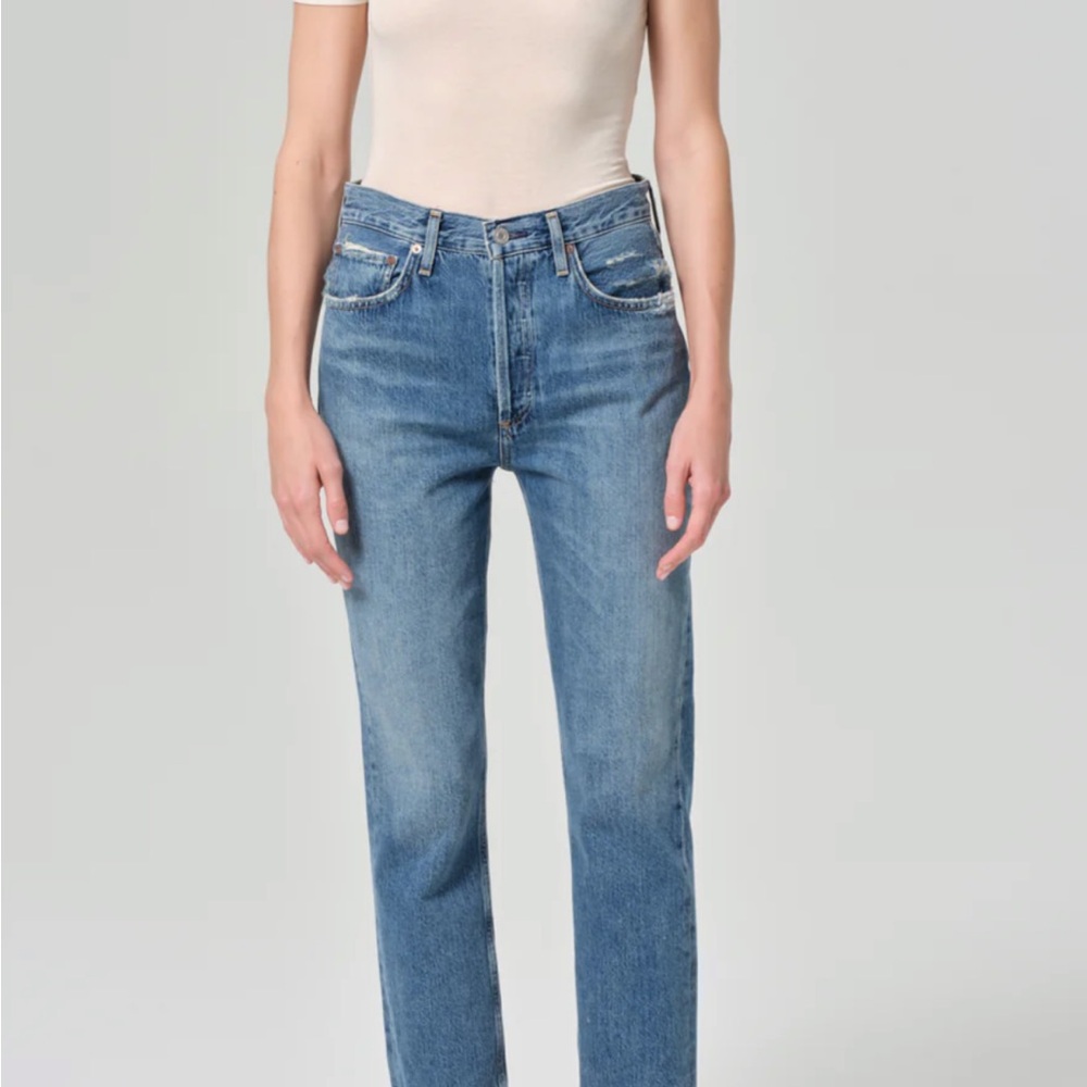 Agolde Riley Crop Denim